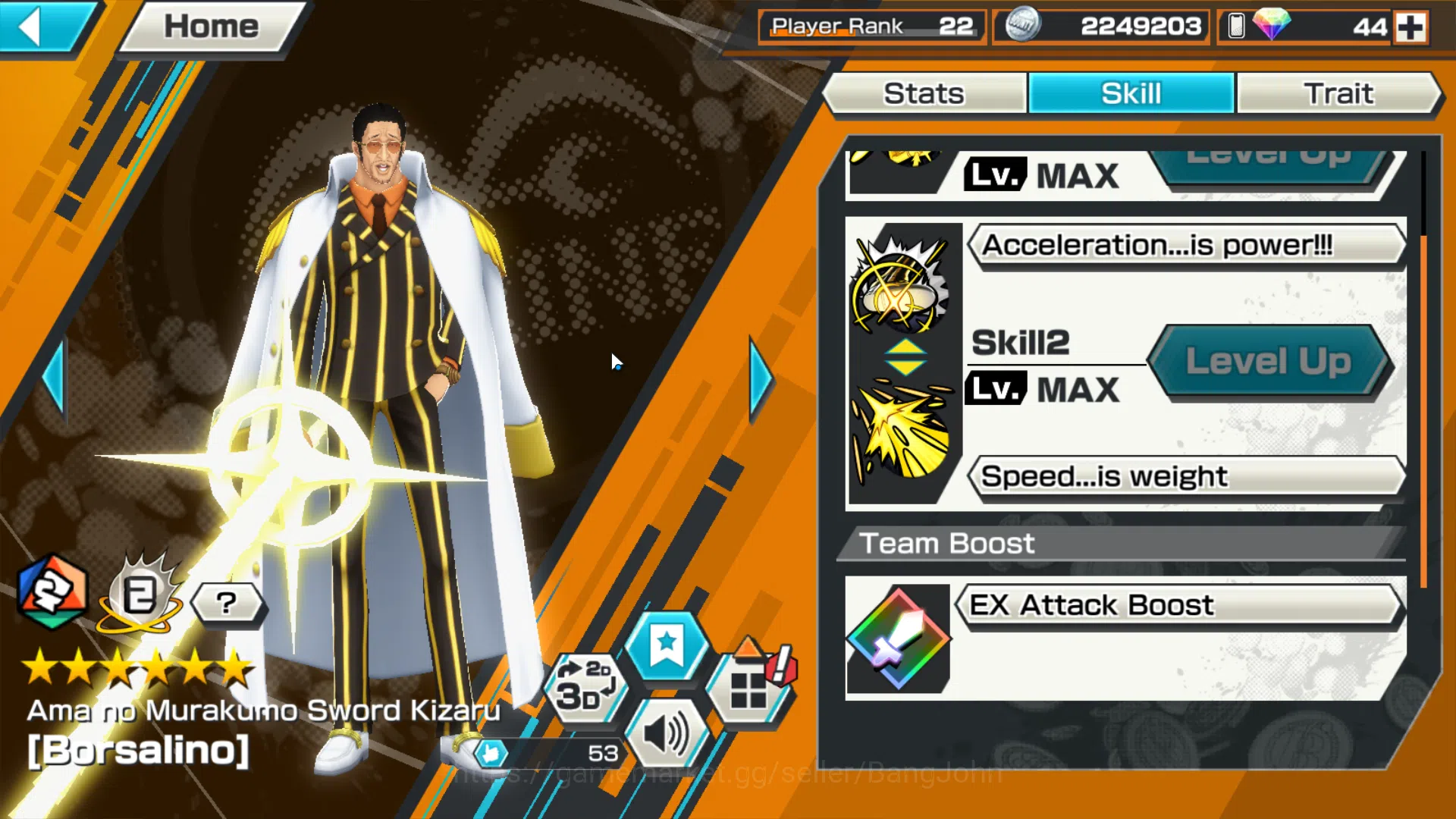 One Piece Bounty Rush Accounts Global | 4EX | 2MAX | Borsalino, TrafalgarLaw, Ror image 10