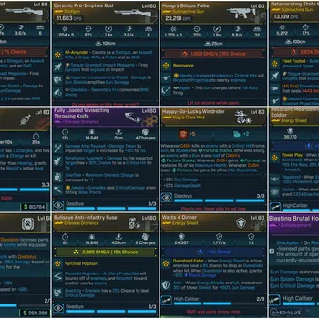 Borderlands 4 Items [GOD ROLL FULL BUILD] L60 THE BODFATHER C4SH - UVH7 READY | TRUE MAYHEM 20 TAKEDOWN READY - 12 ITEMS