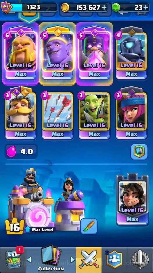Clash Royale Accounts Mobile |KTL16|Trophy12831|Card121/121|5 Hero|25 Ev image 10