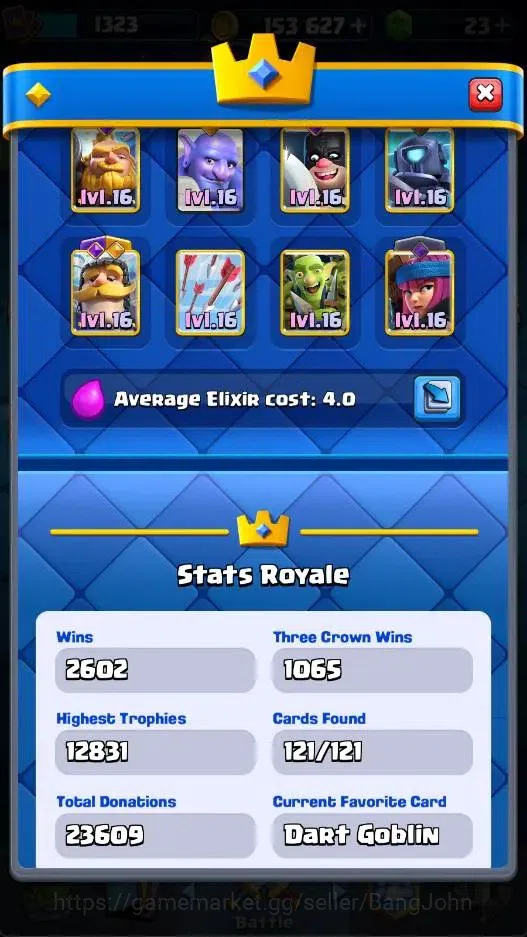 Clash Royale Accounts Mobile |KTL16|Trophy12831|Card121/121|5 Hero|25 Ev image 19