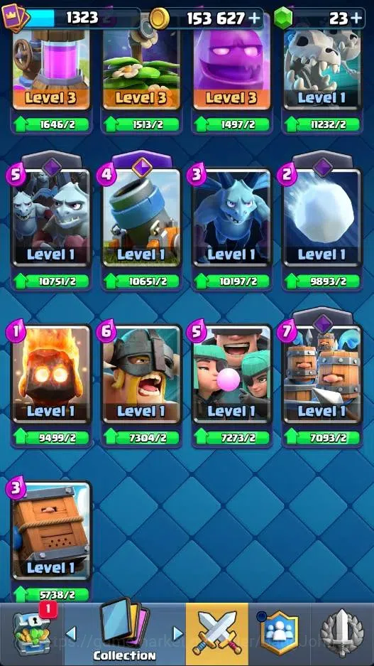 Clash Royale Accounts Mobile |KTL16|Trophy12831|Card121/121|5 Hero|25 Ev image 2