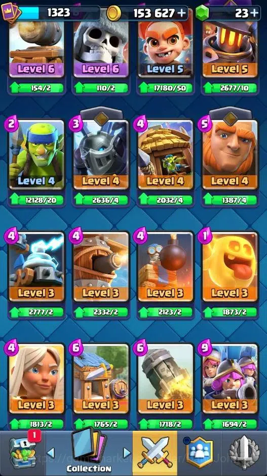 Clash Royale Accounts Mobile |KTL16|Trophy12831|Card121/121|5 Hero|25 Ev image 3