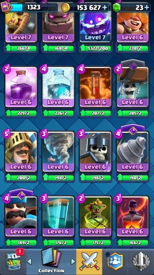 Clash Royale Accounts Mobile |KTL16|Trophy12831|Card121/121|5 Hero|25 Ev image 4