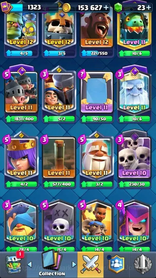Clash Royale Accounts Mobile |KTL16|Trophy12831|Card121/121|5 Hero|25 Ev image 6