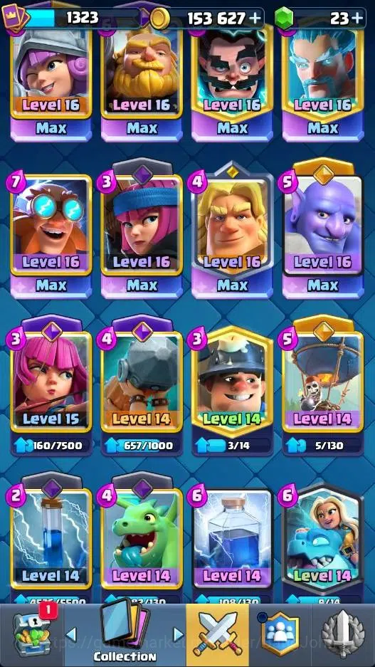 Clash Royale Accounts Mobile |KTL16|Trophy12831|Card121/121|5 Hero|25 Ev image 8