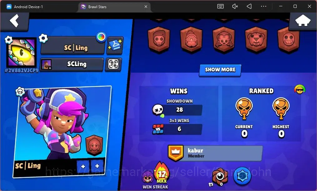 Brawl Stars Accounts Global | Trophy 660 | 17 Brawler| 1 Max Hypercharg image 3