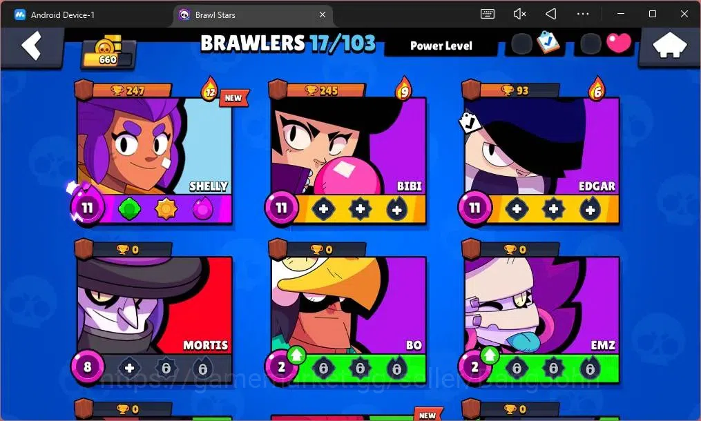 Brawl Stars Accounts Global | Trophy 660 | 17 Brawler| 1 Max Hypercharg image 5