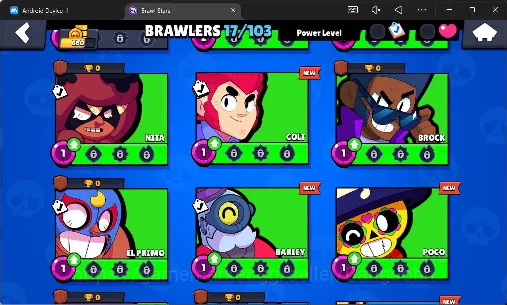 Brawl Stars Accounts Global | Trophy 660 | 17 Brawler| 1 Max Hypercharg image 6