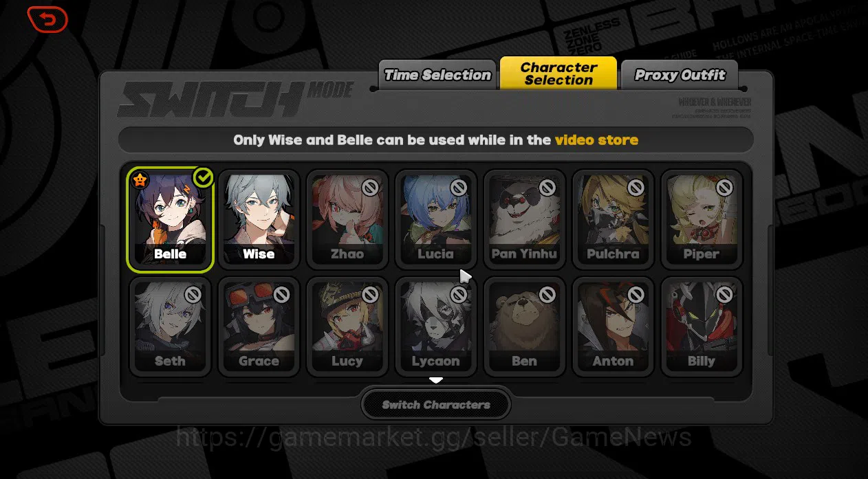 Zenless Zone Zero Accounts Starter ASIA|IK 33|S1 CH1|2 Limited[Lucia Elowen M2, Zhao]+3 Std 2S Bgboo|All Unset| Rate On|MC 9