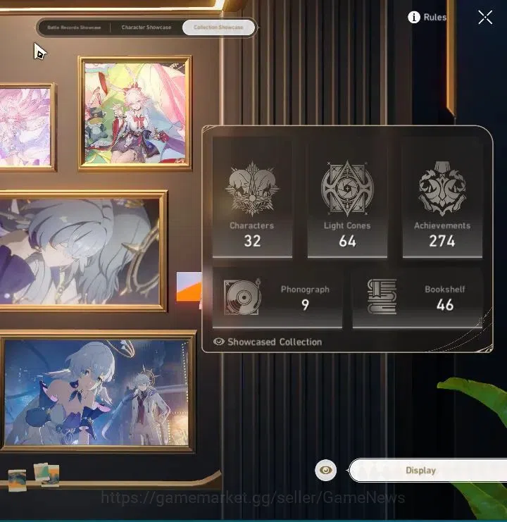 Honkai Star Rail Accounts Asia|TL 60|9 Limited|Evanescia+Sign,Yao Guang,Cyre image 3