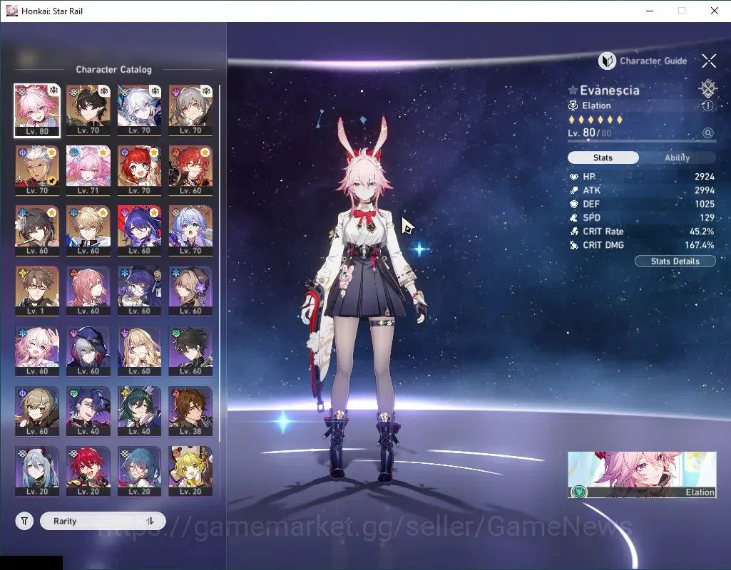 Honkai Star Rail Accounts Asia|TL 60|9 Limited|Evanescia+Sign,Yao Guang,Cyre image 4