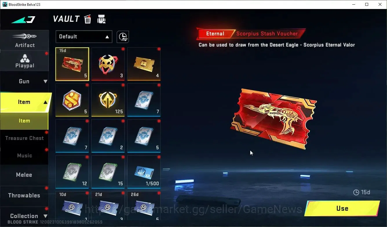 Blood Strike Accounts ASIA|ETERNAL DeAgle-Scorpion+Collab 7DS [M700-Eliz image 12