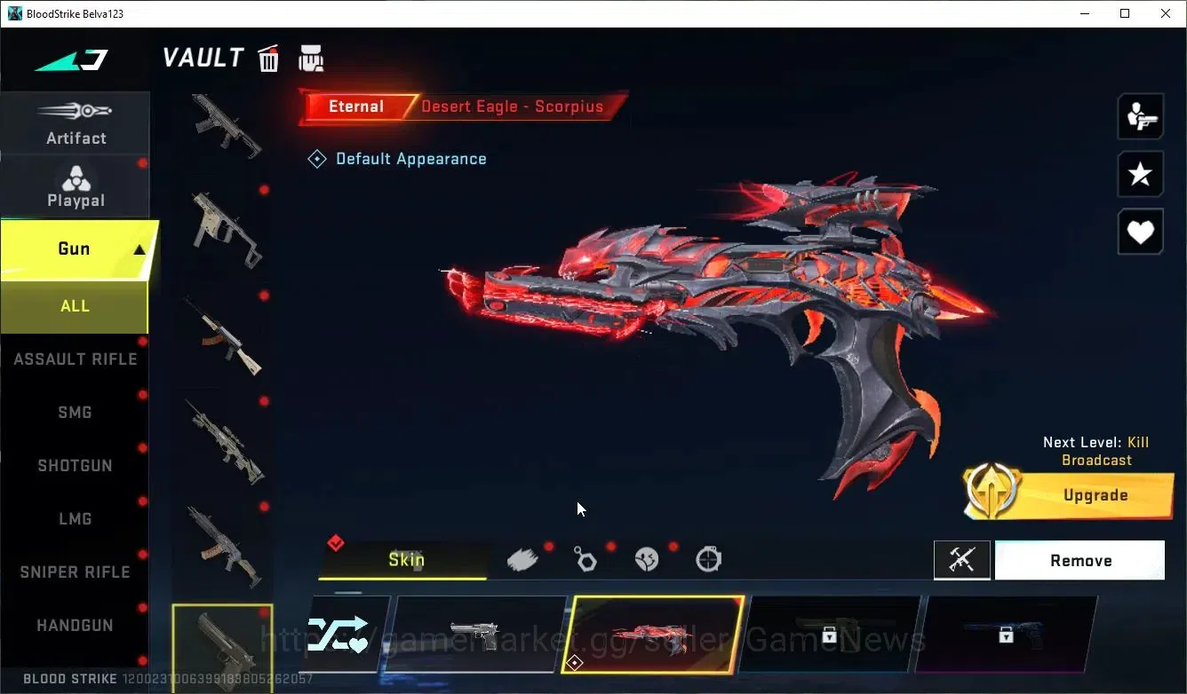 Blood Strike Accounts ASIA|ETERNAL DeAgle-Scorpion+Collab 7DS [M700-Eliz image 4