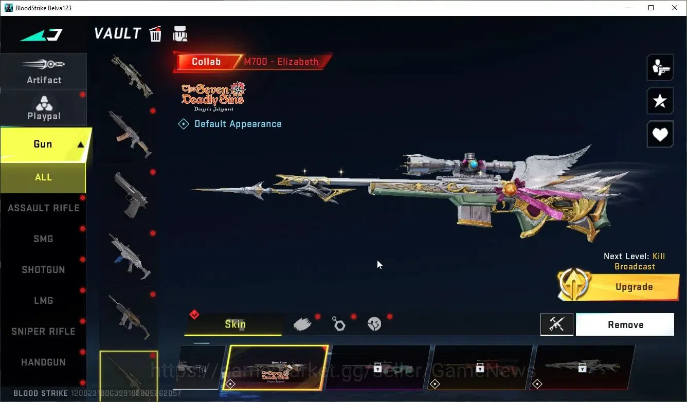 Blood Strike Accounts ASIA|ETERNAL DeAgle-Scorpion+Collab 7DS [M700-Eliz image 5
