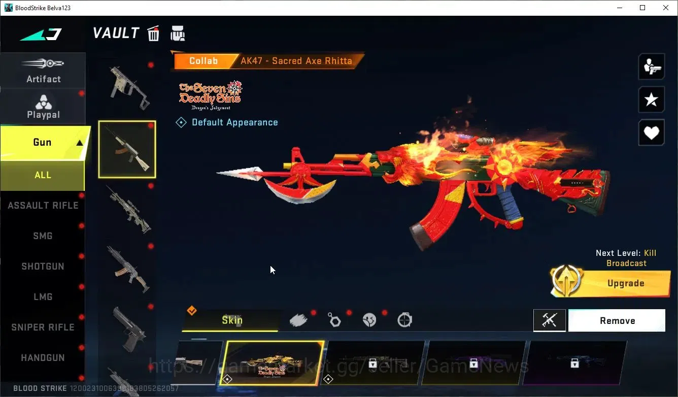 Blood Strike Accounts ASIA|ETERNAL DeAgle-Scorpion+Collab 7DS [M700-Eliz image 6