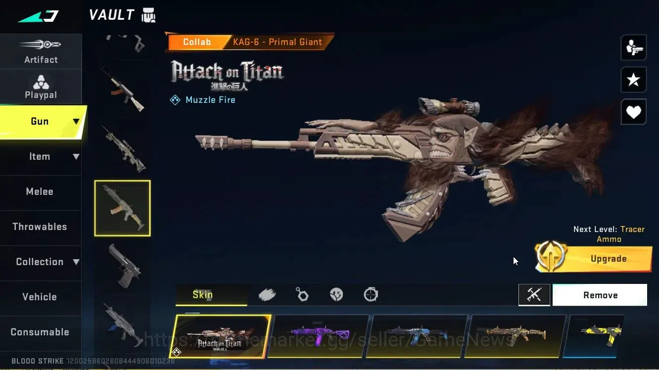 Blood Strike Accounts ASIA|ETERNAL DEagle|Colab TR[Takemichi,FN2000]+AOT image 13