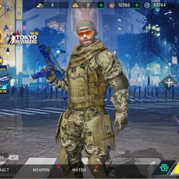 Blood Strike Collab Skin ASIA|ETERNAL DEagle|Colab TR[Takemichi,FN2000]+AOT image 1