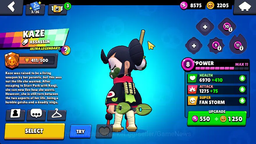 Brawl Stars Accounts Lv 213 72805 Trophy|95 Brawlers 1 Ultra Legends 35 image 11