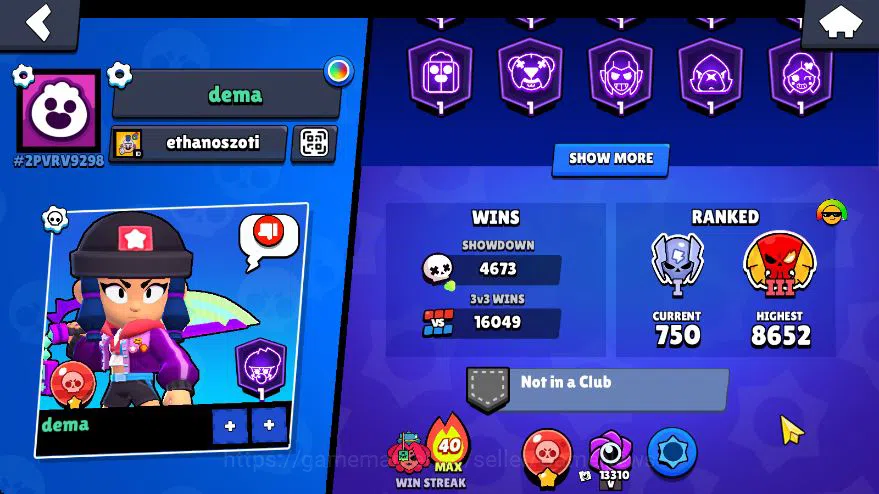 Brawl Stars Accounts Lv 213 72805 Trophy|95 Brawlers 1 Ultra Legends 35 image 3
