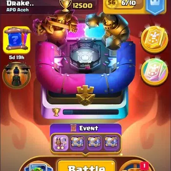 Clash Royale Accounts High-End Trophy 12500|CL 1525|KTL 15|122 Cards|7 Champ|8 Max|5 Hero|10 Evo|Arena 30|471 Gems|Proteck