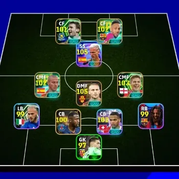 eFootball Accounts Others Android|PW 3155|Epic DeRossi Alcantara Rooney Gerrard Shevchenko Aubameyang,Shwt DaniOlmo