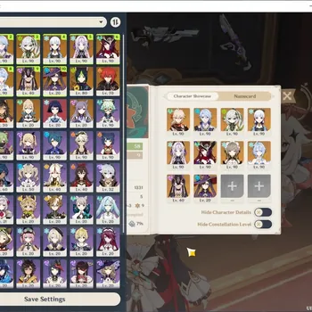 Genshin Impact Accounts Mid Game Asia|AR 58|2,6K Primo|9 Limited 5(*5
