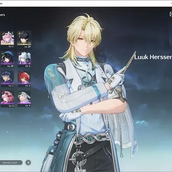 Wuthering Waves Accounts Starter SEA|Starter UL 8|2 Limited Luuk Hersen & Denia|Low Quest n Explore|DB Lvl 4|Male MC|Log