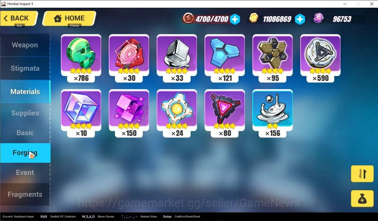 Honkai Impact 3rd Accounts Mid-Game SEA Lv64|2 Fullset (Raiden Mei Xentinel DC,Bronya Zaychik NEX) Theresa Apocalypse SI 10