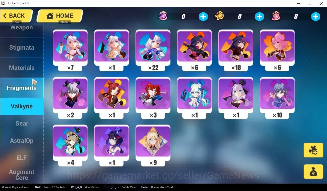 Honkai Impact 3rd Accounts Mid-Game SEA Lv64|2 Fullset (Raiden Mei Xentinel DC,Bronya Zaychik NEX) Theresa Apocalypse SI 12