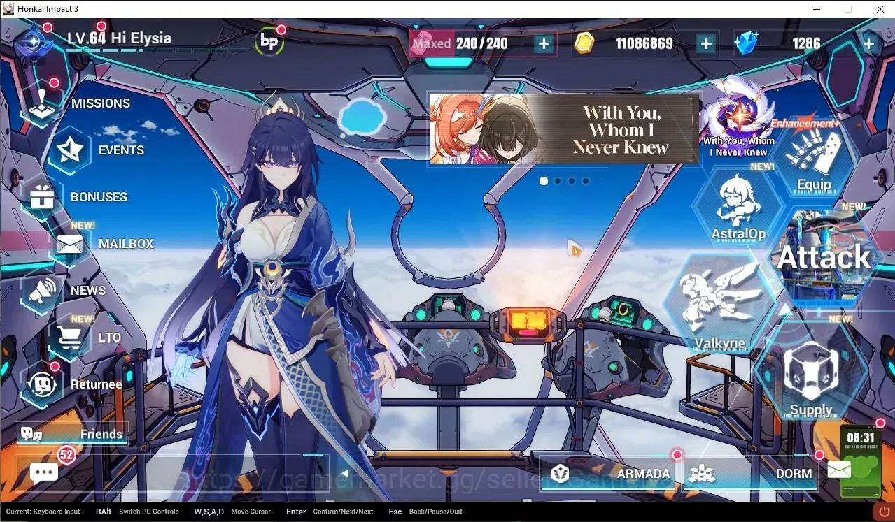 Honkai Impact 3rd Accounts Mid-Game SEA Lv64|2 Fullset (Raiden Mei Xentinel DC,Bronya Zaychik NEX) Theresa Apocalypse SI 4