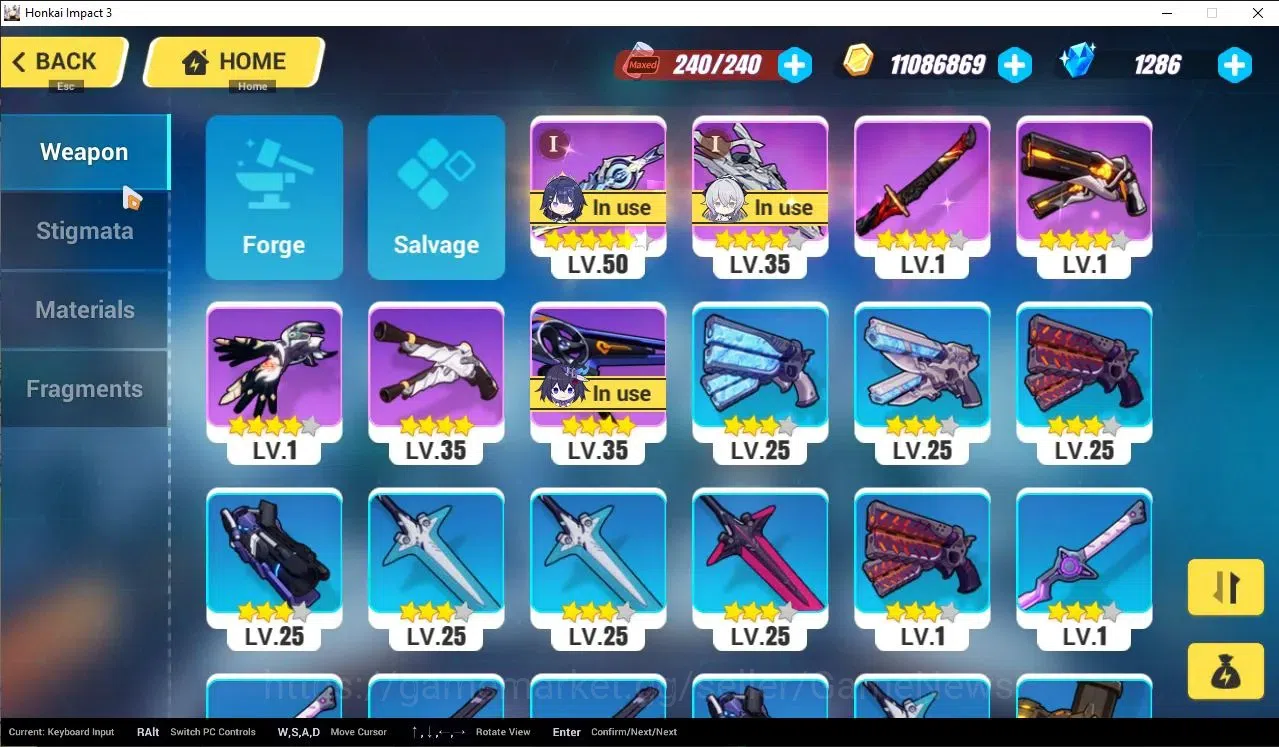 Honkai Impact 3rd Accounts Mid-Game SEA Lv64|2 Fullset (Raiden Mei Xentinel DC,Bronya Zaychik NEX) Theresa Apocalypse SI 6