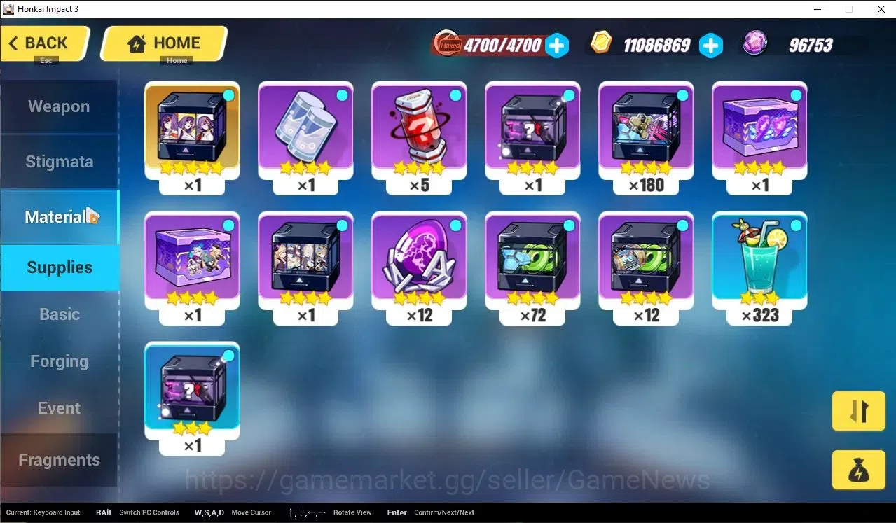 Honkai Impact 3rd Accounts Mid-Game SEA Lv64|2 Fullset (Raiden Mei Xentinel DC,Bronya Zaychik NEX) Theresa Apocalypse SI 8