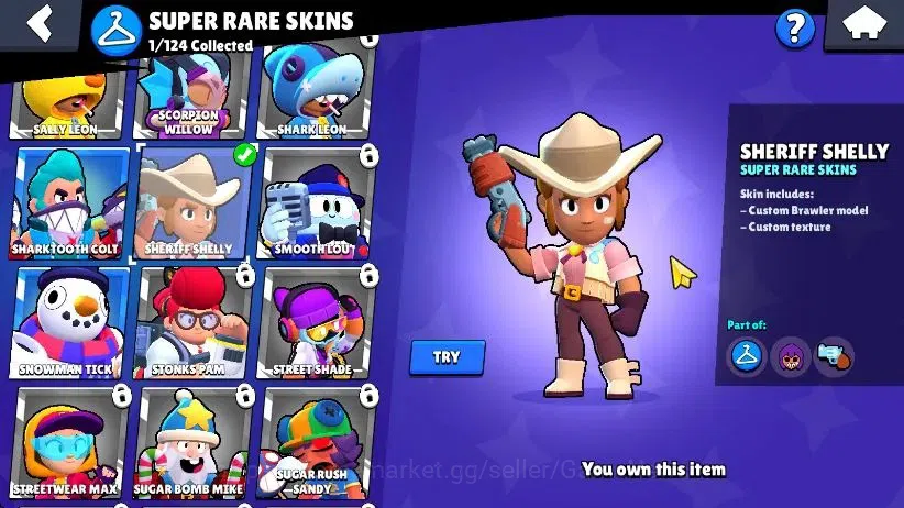 Brawl Stars Accounts 1002 Trophy|16 Brawlers 4 Max Lvl [Doug,Edgar,Bo,S image 7
