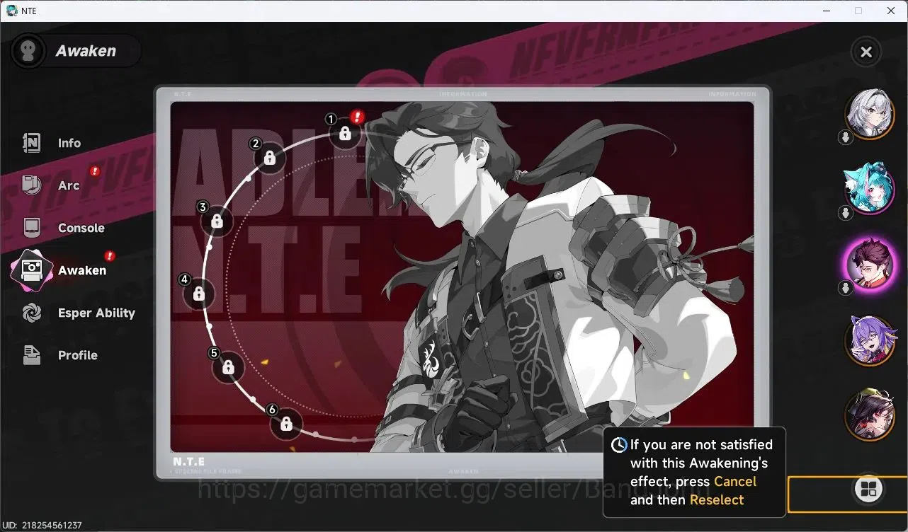 Neverness to Everness Accounts SEA | Starter Lv 3 | 2 SSR (Hotori,Fadia)+ 6 SR +  image 10
