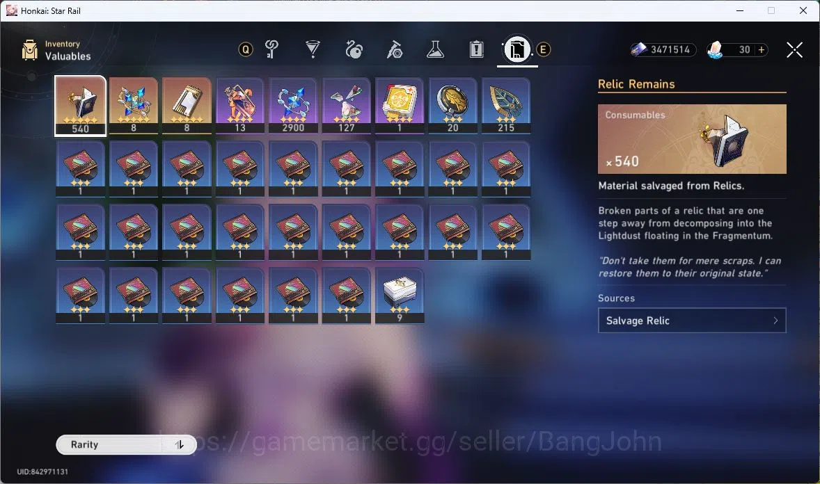 Honkai Star Rail Accounts ASIA | TL 35 | 4 LIMIT | CASTORICE | SILVER WOLF | image 12
