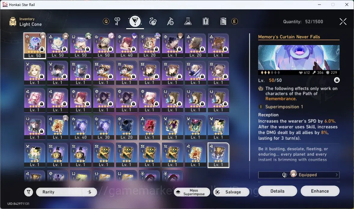 Honkai Star Rail Accounts ASIA | TL 35 | 4 LIMIT | CASTORICE | SILVER WOLF | image 7