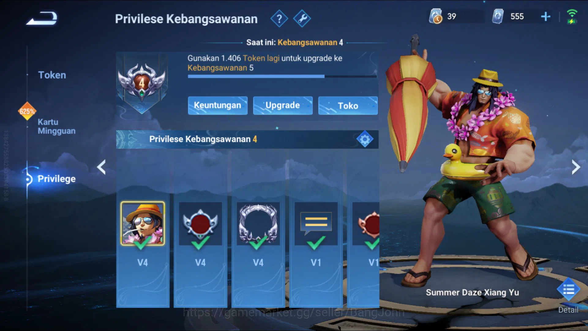 Honor of Kings Accounts [GLOBAL] 89 Heroes & 48 Skins | Horse 2026 Ying, M image 20