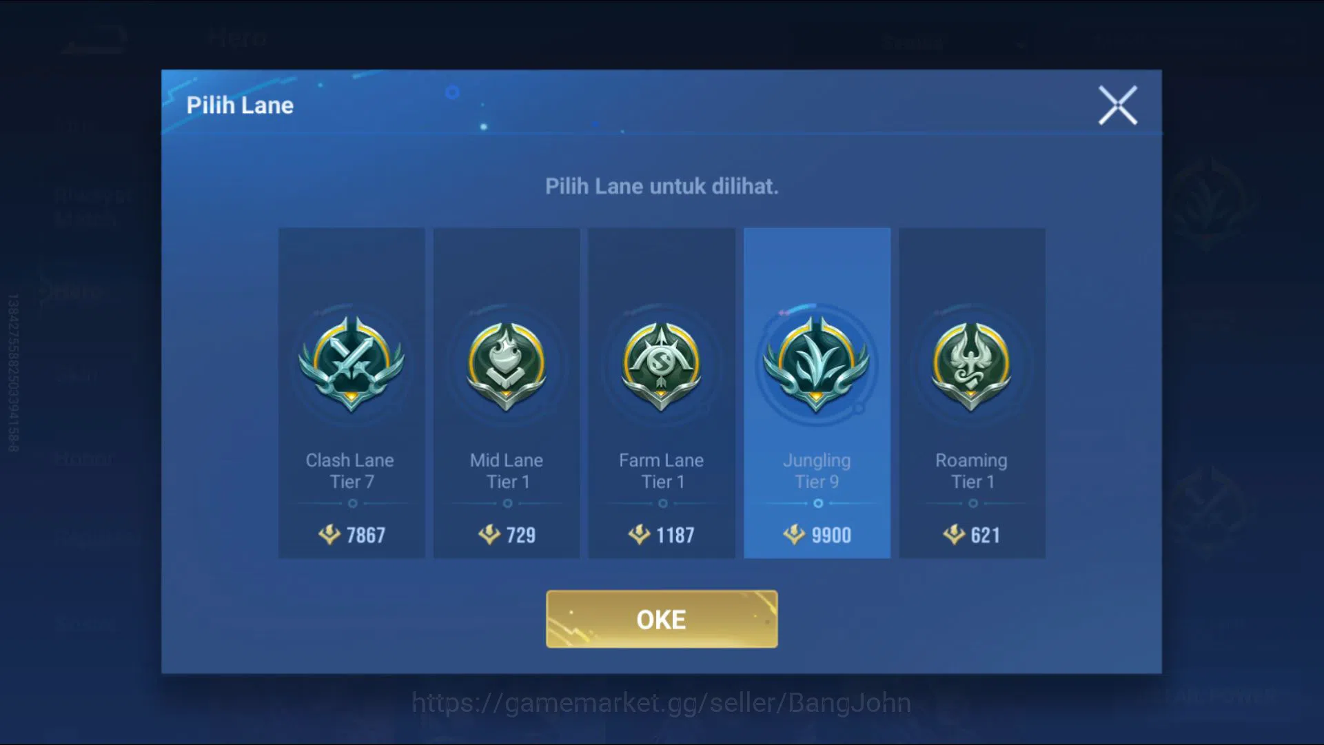 Honor of Kings Accounts [GLOBAL] 89 Heroes & 48 Skins | Horse 2026 Ying, M image 3