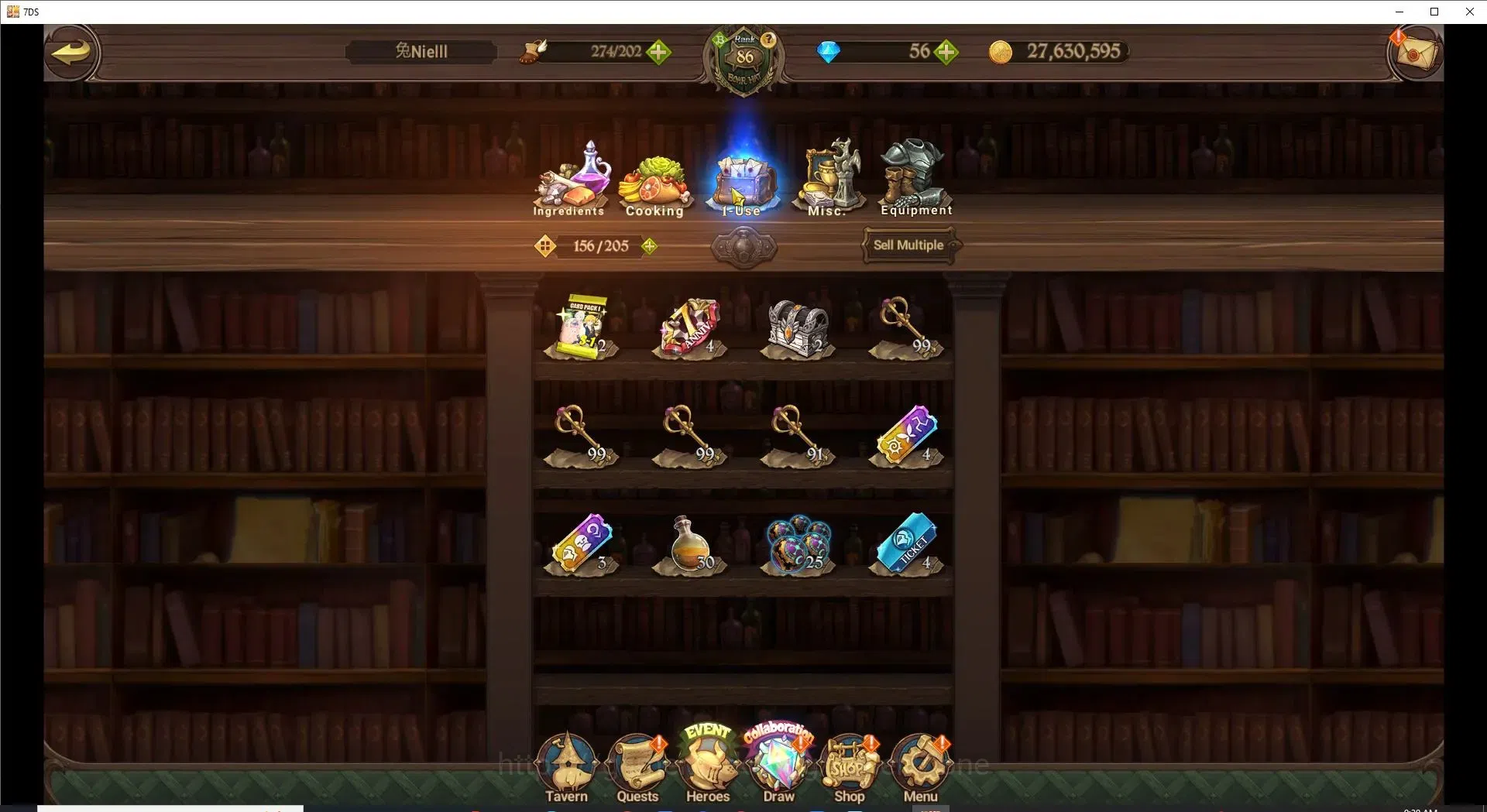 The Seven Deadly Sins: Grand Cross Accounts Endgame Global|3,9M CC|49 LS|7LR+9UR+Full Collab Gachiakuta|Nemesis Meli6/6,HK 16