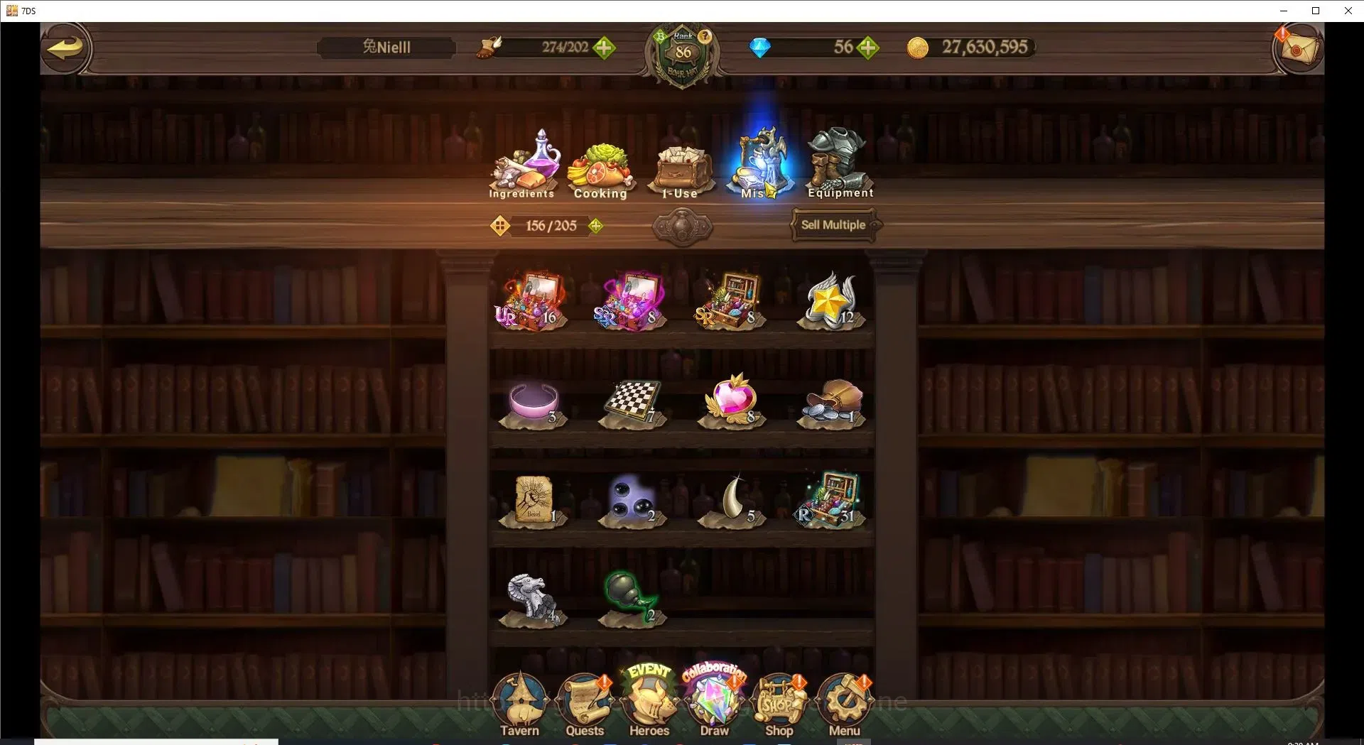 The Seven Deadly Sins: Grand Cross Accounts Endgame Global|3,9M CC|49 LS|7LR+9UR+Full Collab Gachiakuta|Nemesis Meli6/6,HK 17