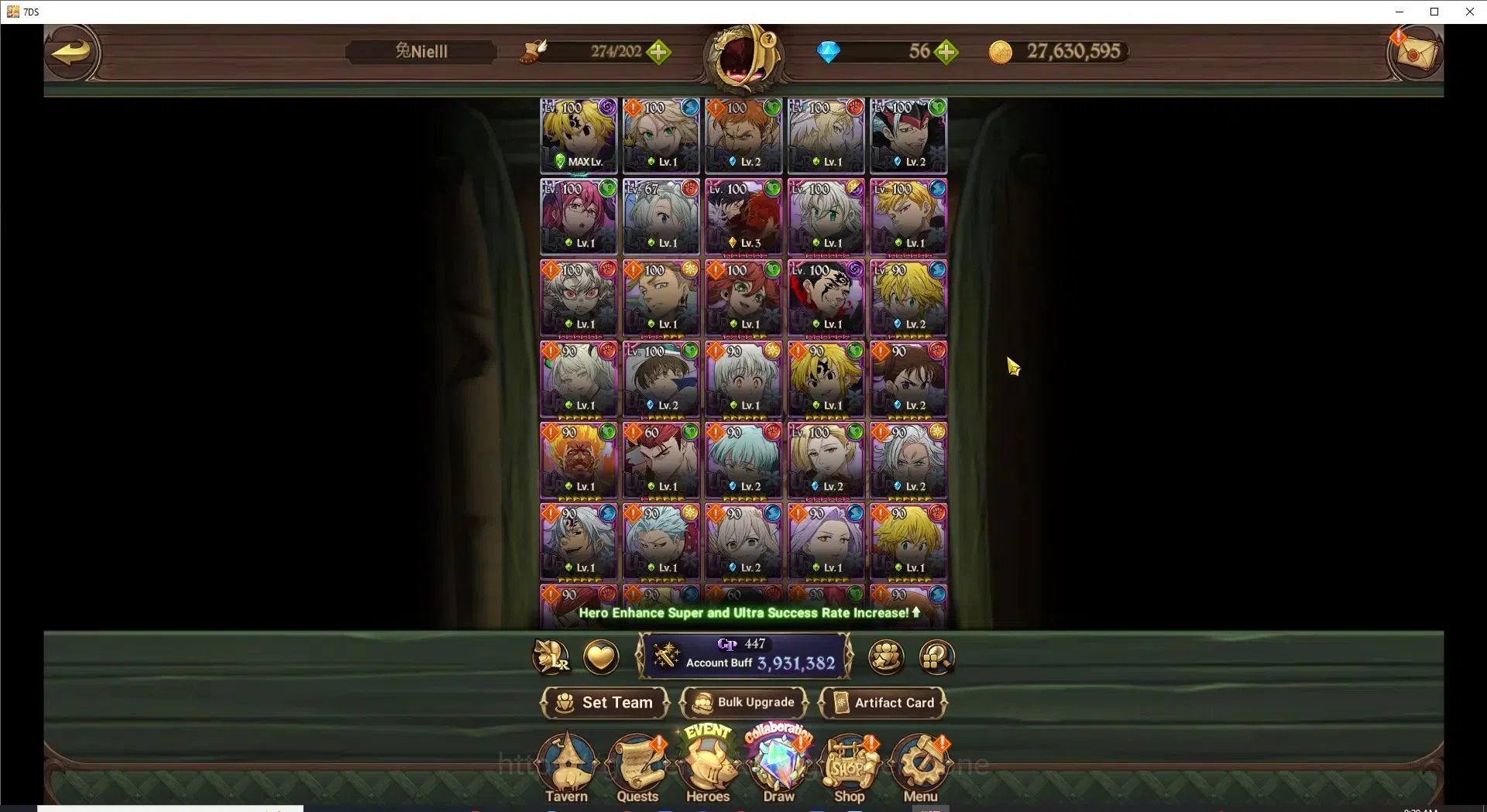 The Seven Deadly Sins: Grand Cross Accounts Endgame Global|3,9M CC|49 LS|7LR+9UR+Full Collab Gachiakuta|Nemesis Meli6/6,HK 3