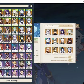 Genshin Impact Accounts Others ASIA |AR 60|16 Limit [Furina+Sign,Neuvilette C1+sign,Skirk,Venti,Yelan+Sign,Etc]|Selector