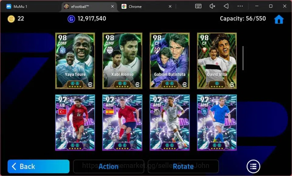 eFootball Accounts Mobile|PW 3215|Bigtime Gerrard|Epic Baresi,Kahn,Me image 4
