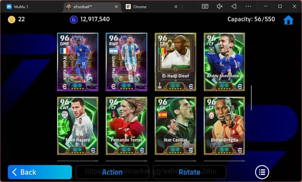 eFootball Accounts Mobile|PW 3215|Bigtime Gerrard|Epic Baresi,Kahn,Me image 6