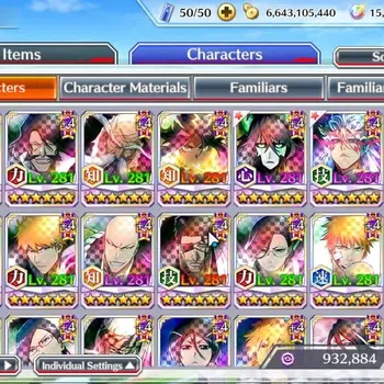 Bleach: Brave Souls Accounts Starter GLOBAL|BP 1,5M+15K Orb|Fresh Story|5MT(TYBW26 Jugram,Ikkaku,11th
