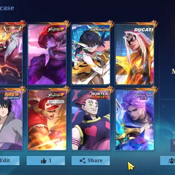 Mobile Legends: Bang Bang Accounts Collector Hero 133|Skin 501|Ex Glory 76|Legend Franco,Naruto Suyou,HxH Cecil,Ducati