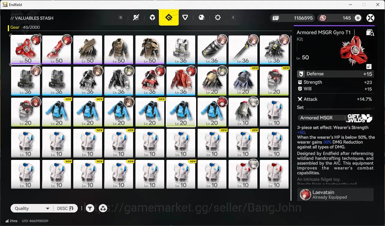 Arknights: Endfield Accounts ASIA | lvl 50 | levatain, gilberta, Ember, Lifeng, image 15