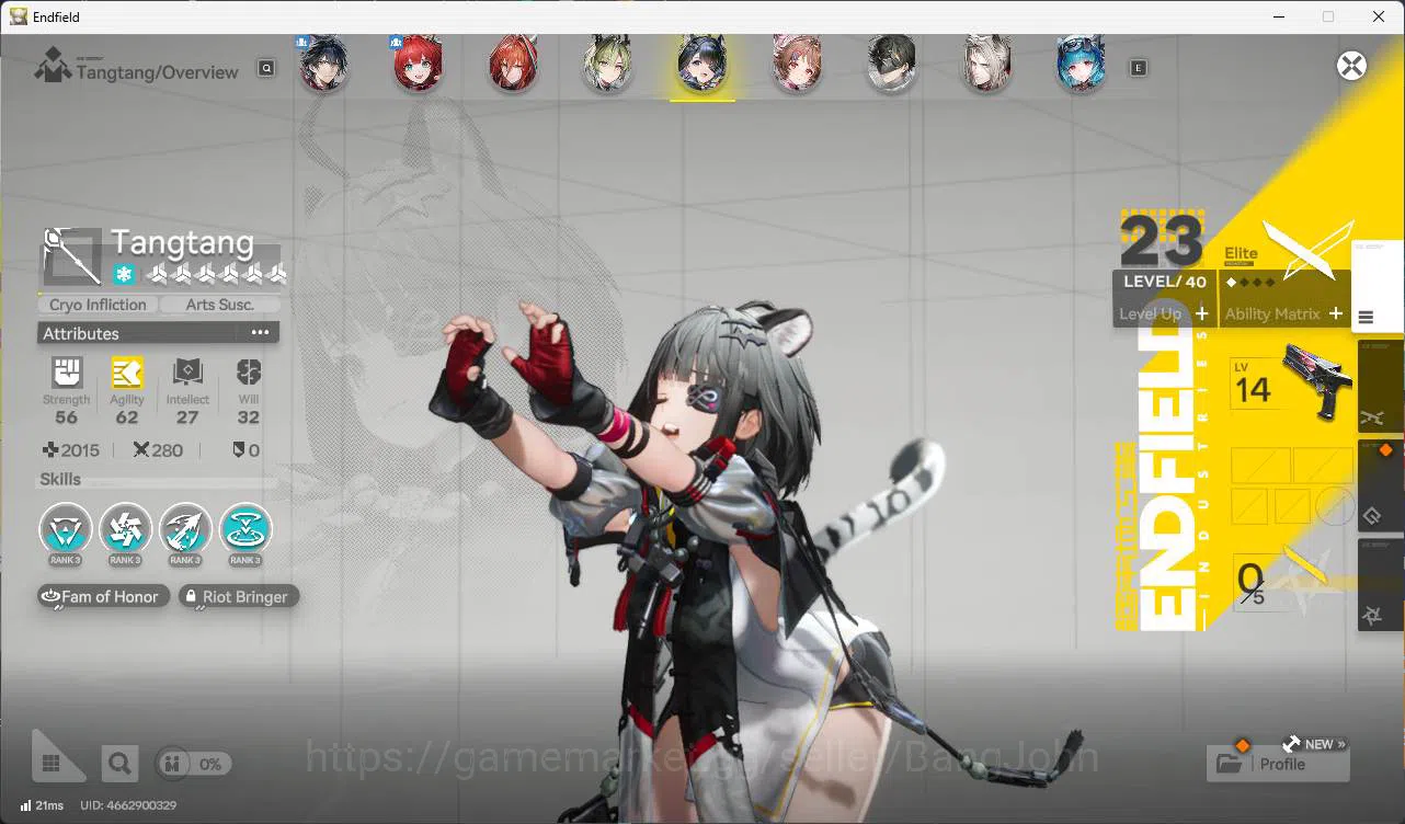 Arknights: Endfield Accounts ASIA | lvl 50 | levatain, gilberta, Ember, Lifeng, image 9