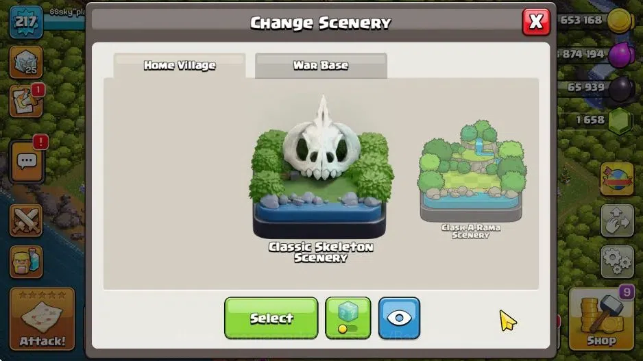 Clash of Clans Accounts Global|TH17-BH9|LVL 217|ManySkin|HH 9|League Titan image 3