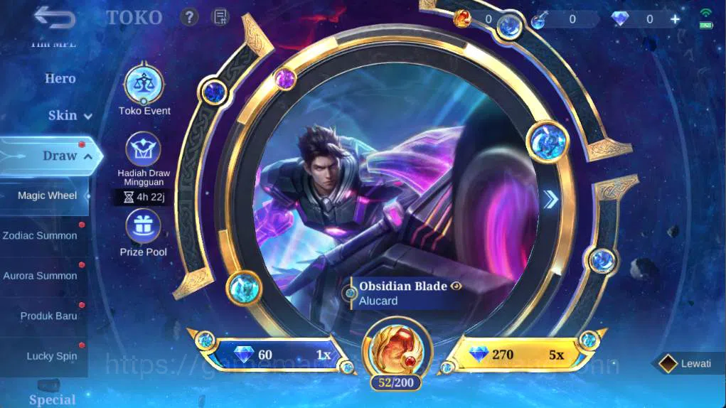 Mobile Legends: Bang Bang Accounts hero 77 skin 99 kof karina, stun chou, lightborn f image 7
